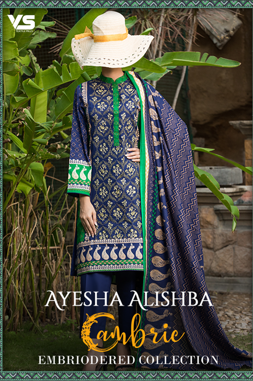 Ayesha Alishba Cambric Collection