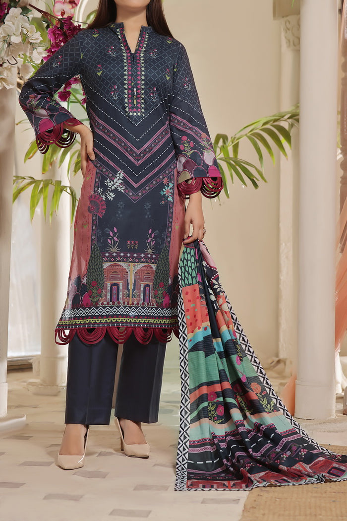 Aizal Print Lawn D-03