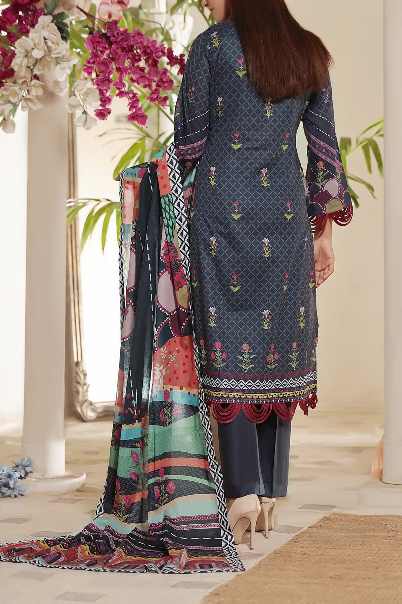 Aizal Print Lawn D-03