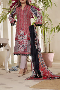 Aizal Print Lawn D-01