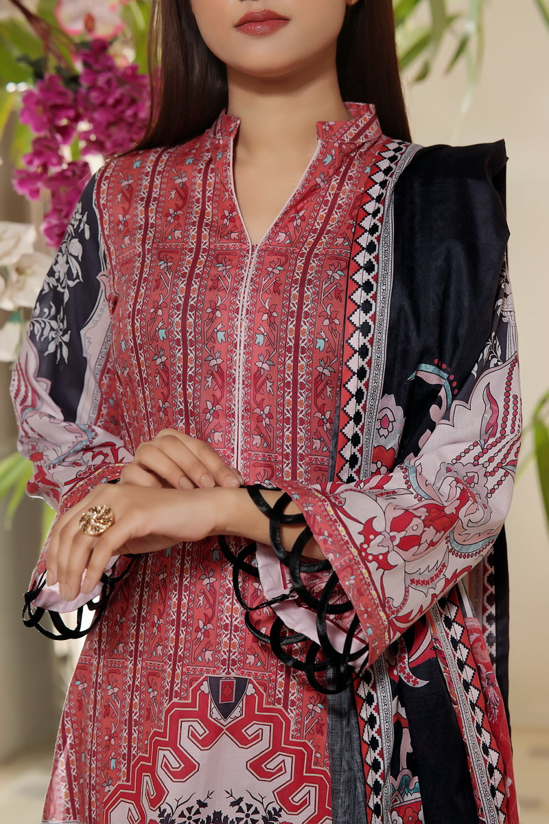 Aizal Print Lawn D-01