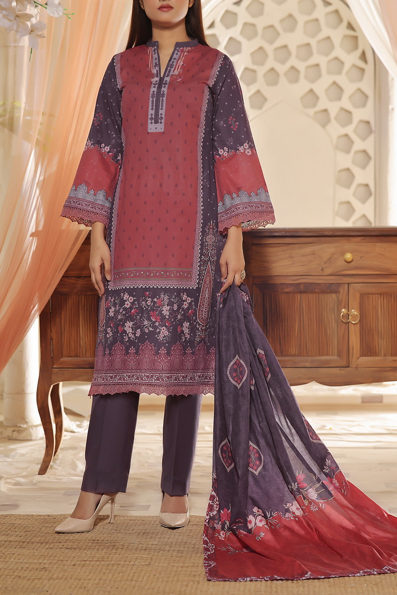 Aizal Print Lawn D-04