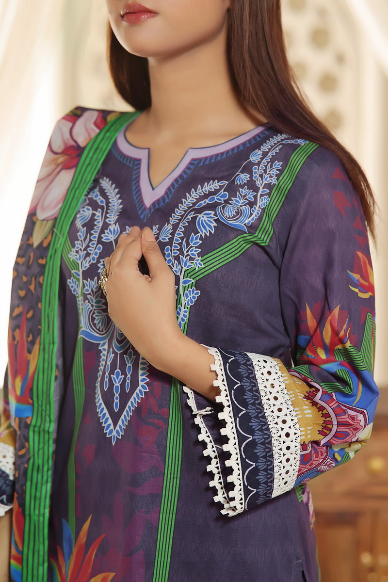 Aizal Print Lawn D-05