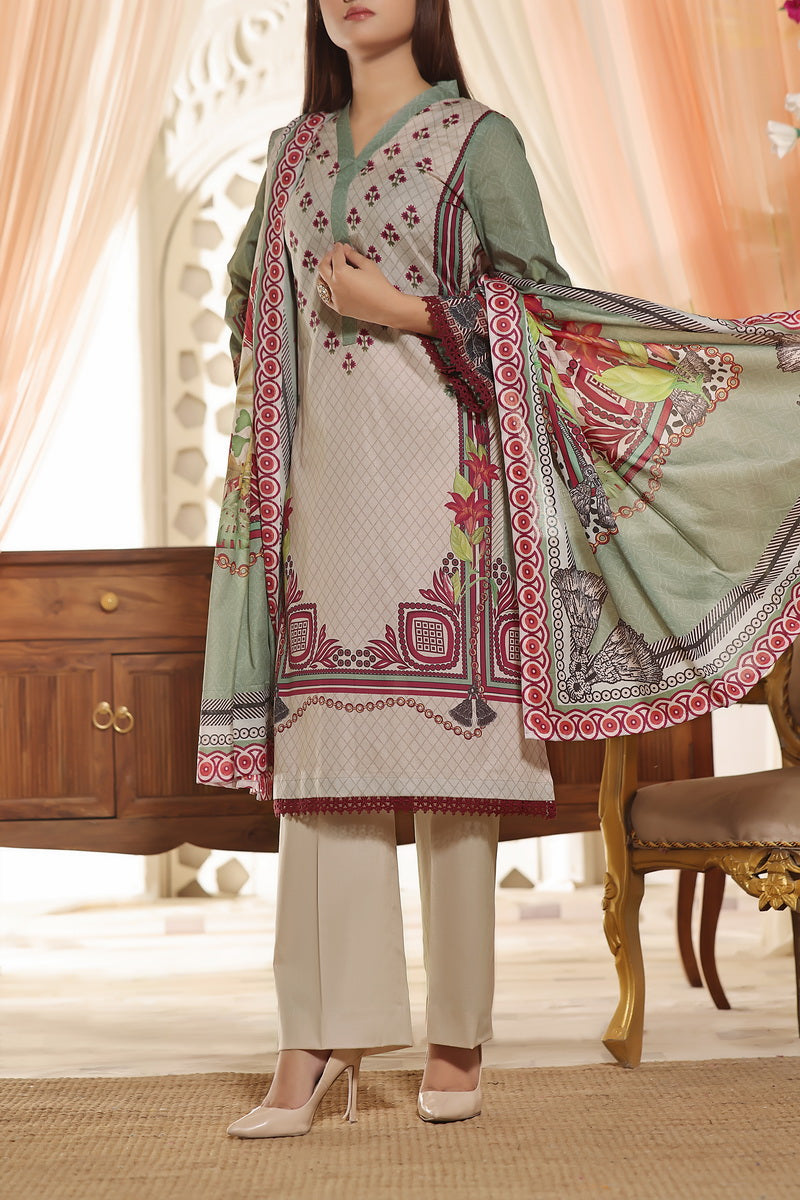 Aizal Print Lawn D-06