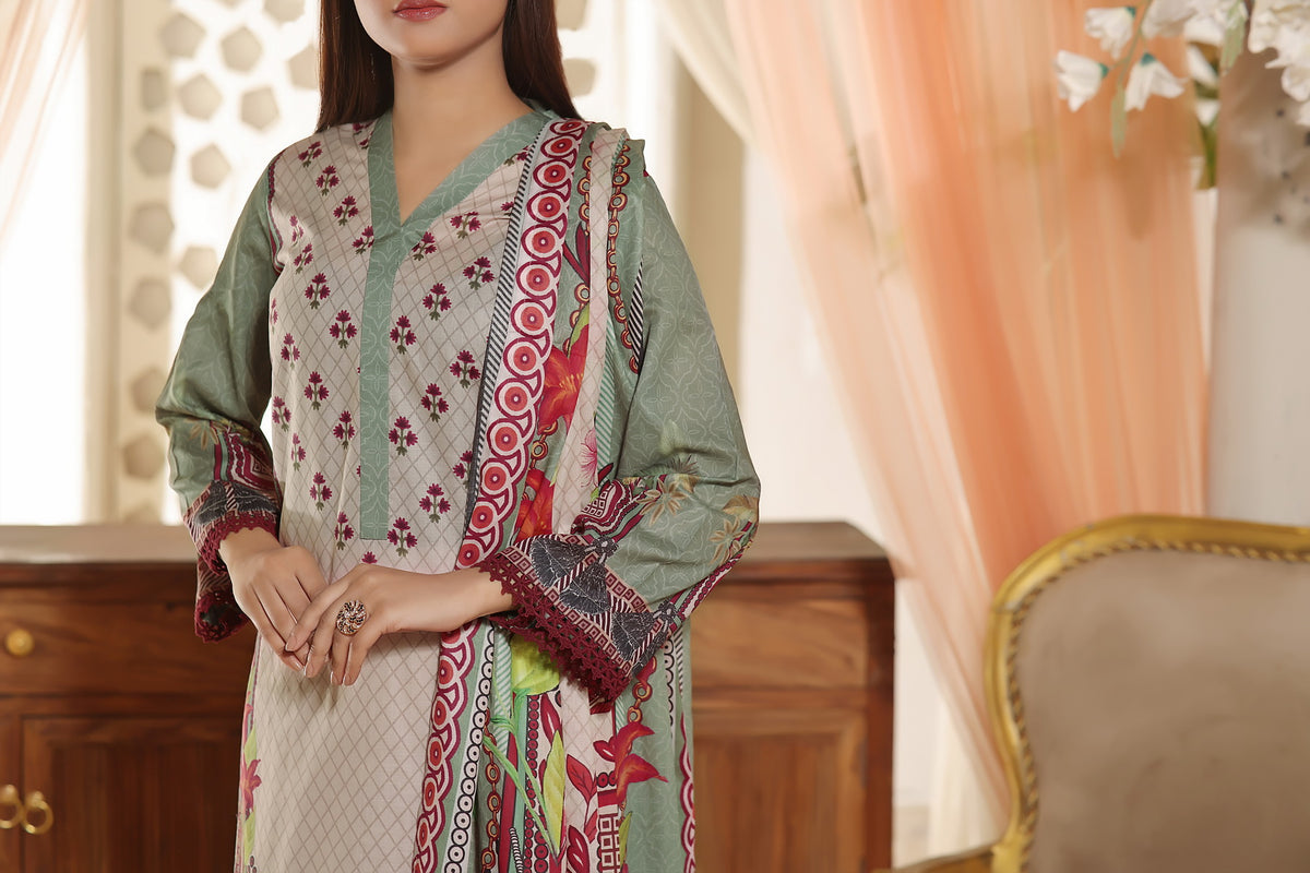 Aizal Print Lawn D-06