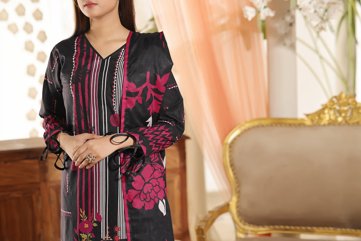 Aizal Print Lawn D-08